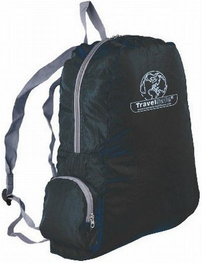 TravelSafe skládací batoh Mini Back Pack black