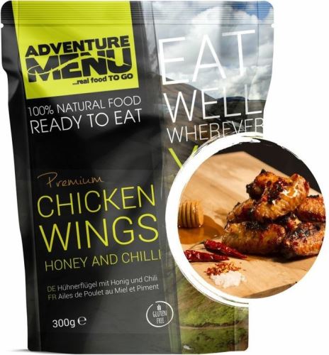 Adventure Menu kuřecí křídla na medu a chilli 300g