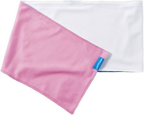 N.Rit chladící ručník Cool Towel twin white/pink