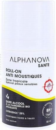 Alphanova Santé BIO roll-on repelent proti hmyzu pro tropickou zónu 50ml