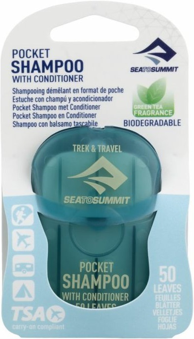 Sea to Summit šampon s kondicionérem Pocket Shampoo 50 leaf