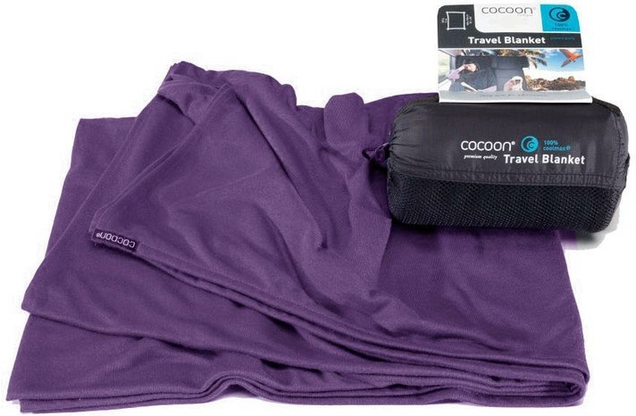 Cocoon cestovní deka Coolmax eggplant