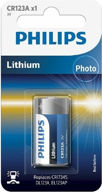 Philips lithiová baterie Photo CR123A 1ks blistr