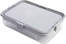 Packit svačinový box Mod Large Bento Box steel grey