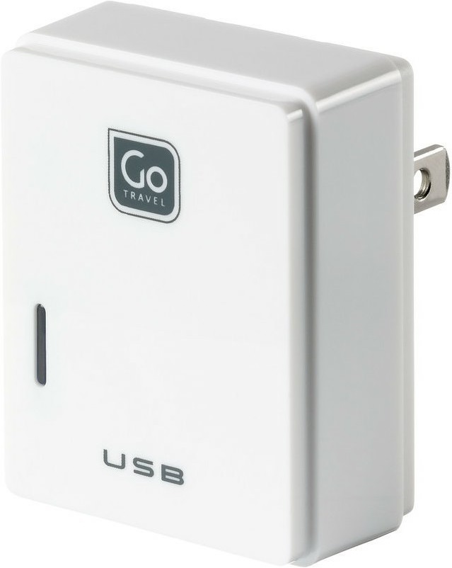 Go Travel USB nabíječka s micro USB a konektorem pro USA