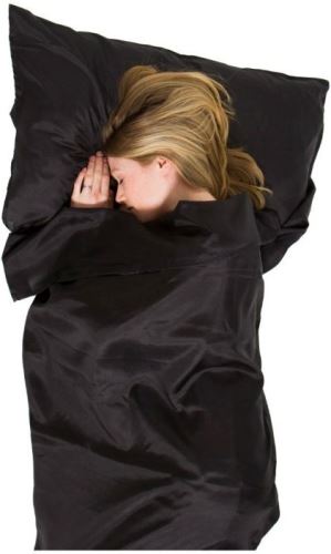 Lifeventure vložka do spacáku Ultimate Silk Rectangular black
