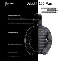 Patizon péřová bunda DeLight 100 Man All Black (12)