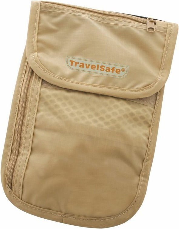 TravelSafe kapsa na krk Checkout beige