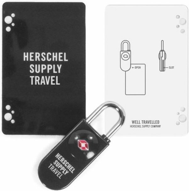 Herschel zámek na karty TSA Card Lock black