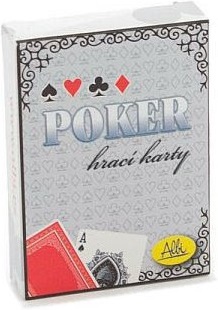 Albi papírové karty Poker červené