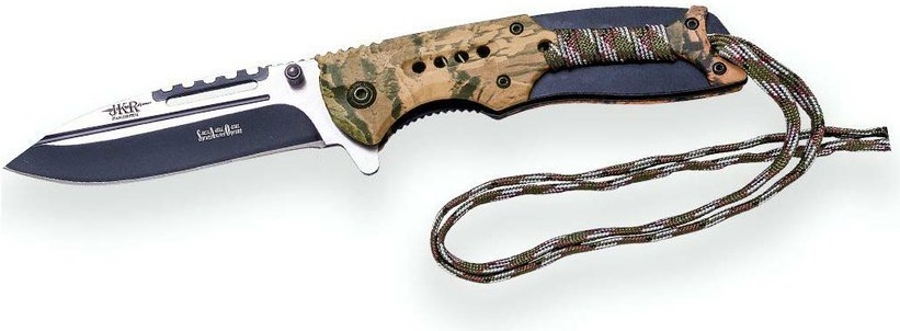 Joker nůž camuflage se šňůrkou 90 mm