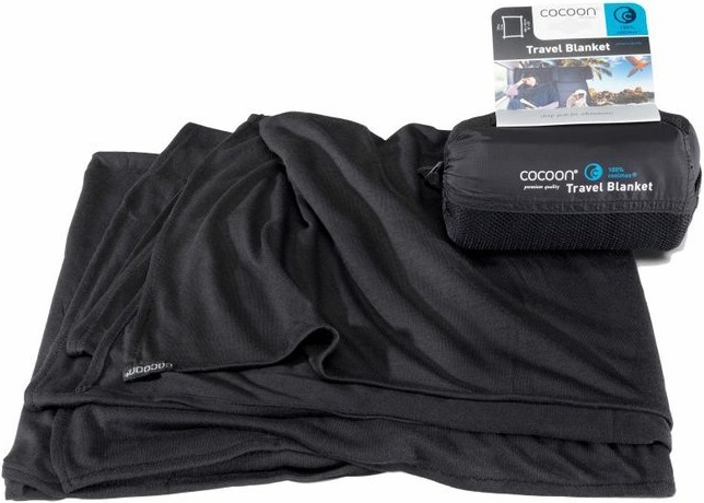 Cocoon cestovní deka Coolmax black