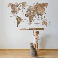 Enjoy the Wood 3D nástěnná dřevěná mapa World Map Terra Prime (2)