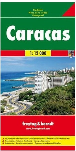 Freytag & Berndt plán města Caracas 1:12000