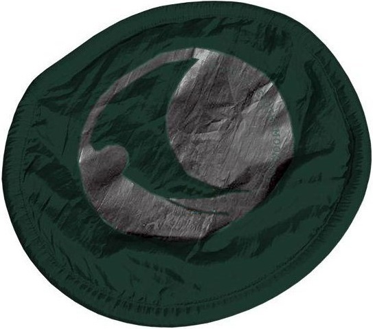Ticket to the Moon frisbee Pocket dark green