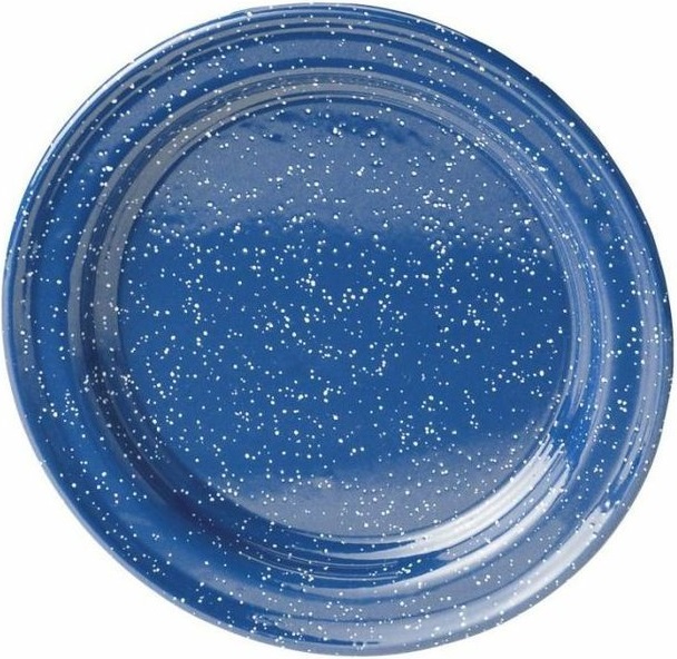 GSI outdoors smaltovaný talíř Plate 260mm blue
