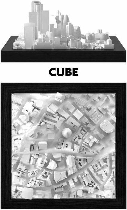 Cityframes Cube City of London 3D model Londýna