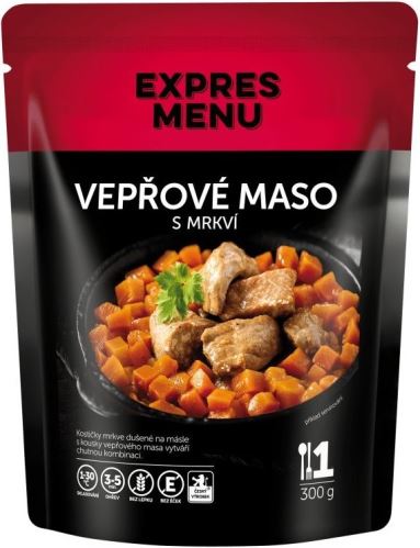 Expres Menu vepřové maso s mrkví 300g