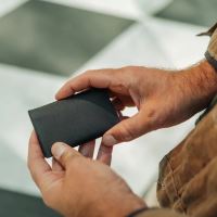 Evergoods peněženka Element Card Wallet solution dyed black (15)