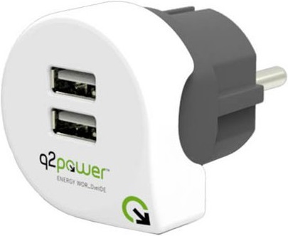 Q2 Power nabíječka Dual USB Charger Europe