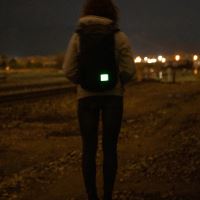 Evergoods svítící reflexní čtverec Glow Patch (5)