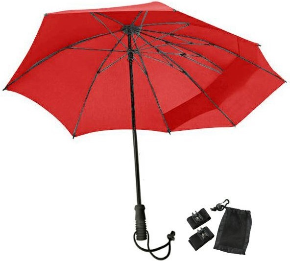 EuroSchirm deštník Swing Backpack Handsfree red