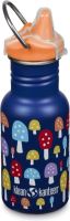 Klean Kanteen nerezová lahev Kid Classic Narrow 355ml Sippy Cap mushrooms