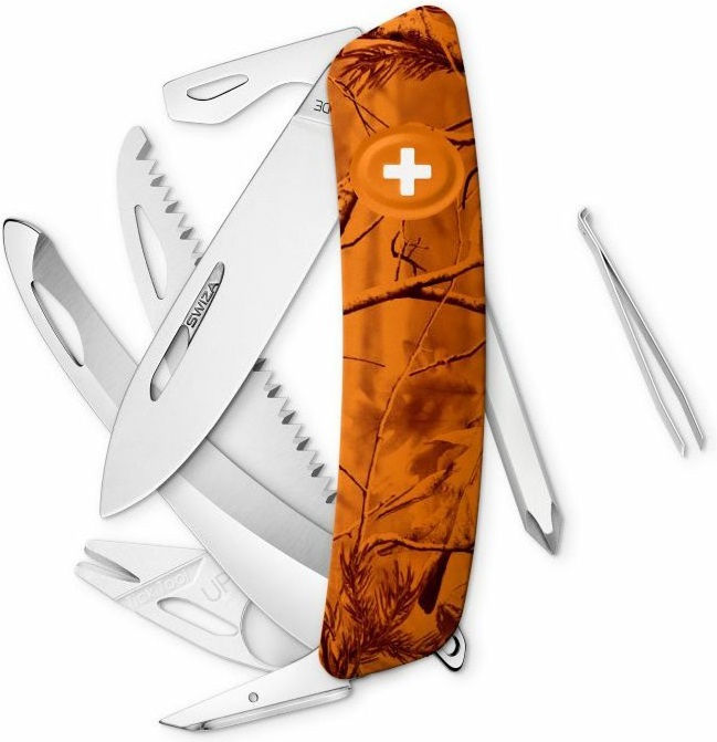 Swiza kapesní nůž HU10R-TT Tick-Tool orange/pine