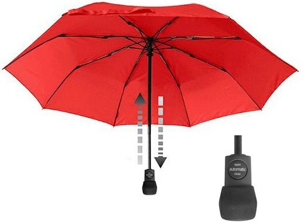 EuroSchirm deštník Light Trek Automatic red