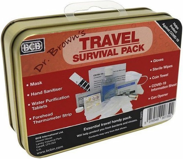 BCB Adventure ochranná sada Travel Survival Pack