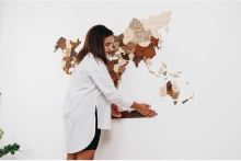 Enjoy the Wood 3D nástěnná dřevěná mapa World Map Multicolor Prime (7)