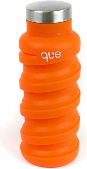QUE skládací silikonová lahev 355ml sunbeam orange