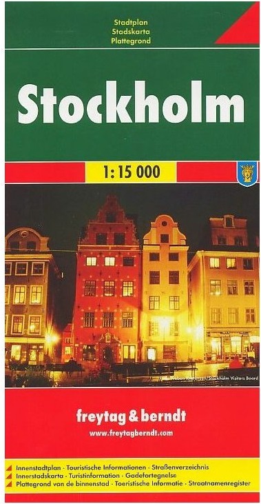 Freytag & Berndt plán města Stockholm 1:15000