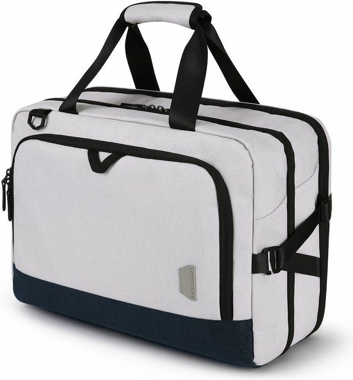 Bagsmart taška Falco Briefcase Lockable Computer Bag 15.6 light grey