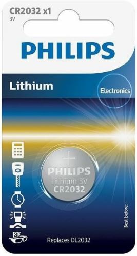 Philips lithiová baterie CR2032 1ks