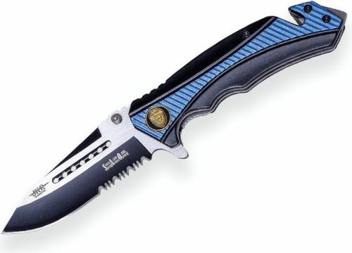 Joker záchranářský nůž SAO blue Aluminium Handle s pouzdrem