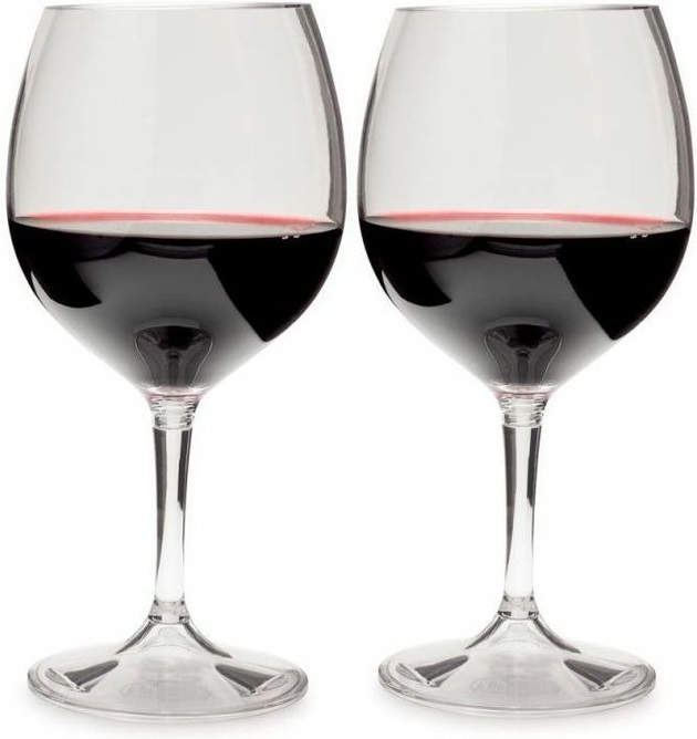 GSI outdoors sada skládacích vinných sklenic Red Nesting Wine Glass