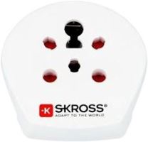 SKROSS cestovní adaptér Indie, Izrael, Dánsko/Evropa typ E/F (2)