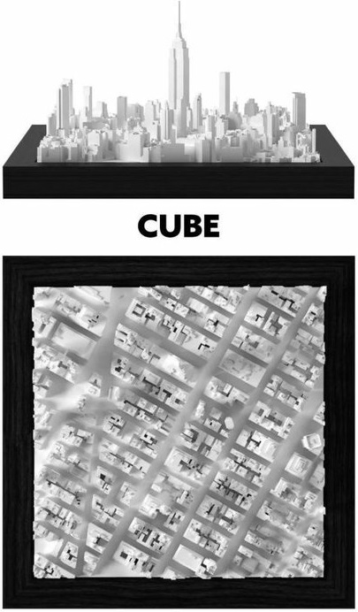 Cityframes Cube New York Midtown 3D model New Yorku