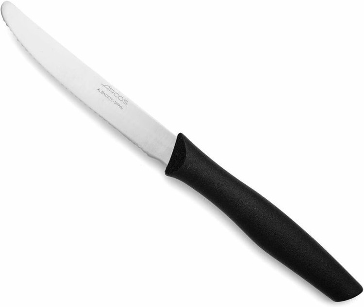 Arcos nůž snídaňový ozubený černý 110mm