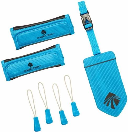 Eagle Creek cestovní sada Reflective Luggage ID Set brilliant blue