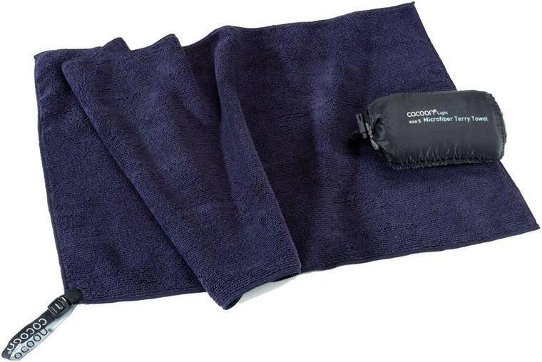 Cocoon cestovní ručník Microfiber Terry Towel Light dolphin grey