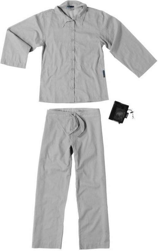 Cocoon dámské pyžamo Insect Shield Travel Pyjama safari grey XL