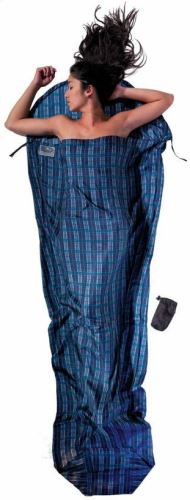 Cocoon spacáková přikrývka mumie checked hedvábí