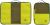 CabinZero organizér Lux Packing Cube mojito lime
