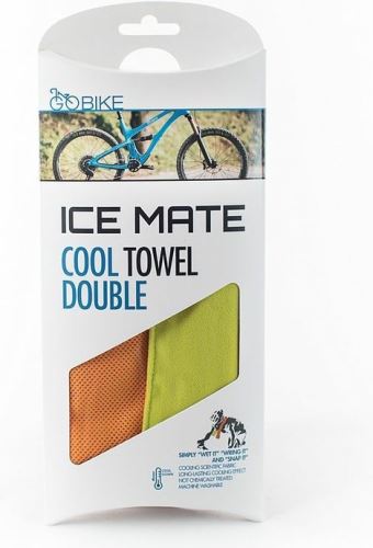 N.Rit ručník chladivý šátek Gobike Cool Towel double orange/lime