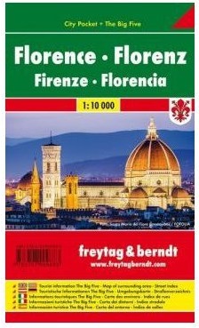 Freytag & Berndt kapesní plán města Florencie 1:10000