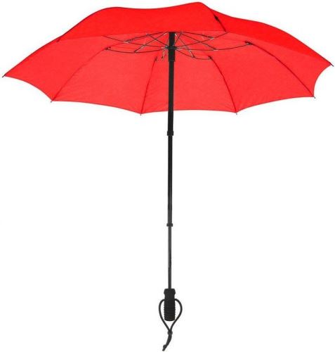 EuroSchirm deštník Telescope Handsfree red