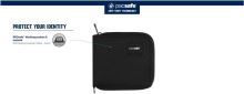 Pacsafe RFIDsafe Zip Around Wallet black bezpečnostní peněženka (5)