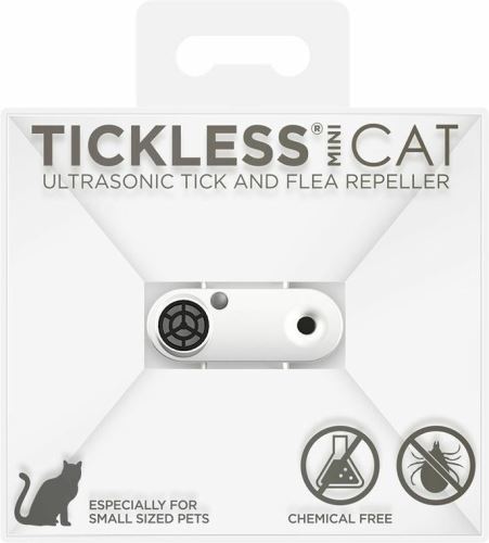 Tickless ultrazvukový odpuzovač klíšťat Mini Cat white